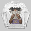 Jordan 11 "Mojave" DopeSkill Long Sleeve T-Shirt Rich Youth Graphic Streetwear - White