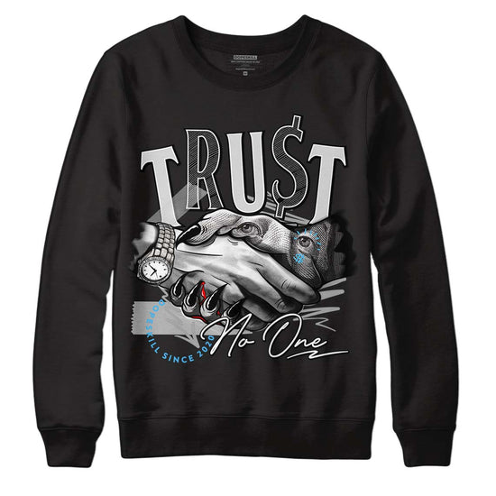 Dunk Low ‘Pure Platinum’ DopeSkill Sweatshirt Trust No One Graphic Streetwear - Black