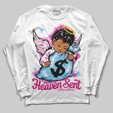 Jordan 6 “Doernbecher” DopeSkill Long Sleeve T-Shirt Heaven Sent Graphic Streetwear - White 