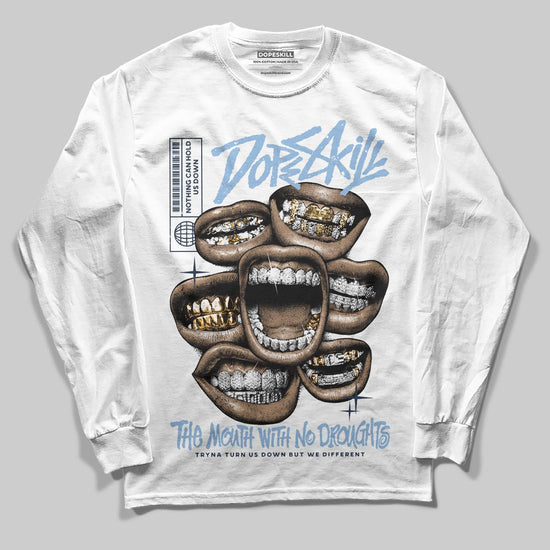 Asics Gel-Cumulus 16 Wash/Independence Blue DopeSkill Long Sleeve T-Shirt The Mouth With No Droughts Graphic Streetwear - White