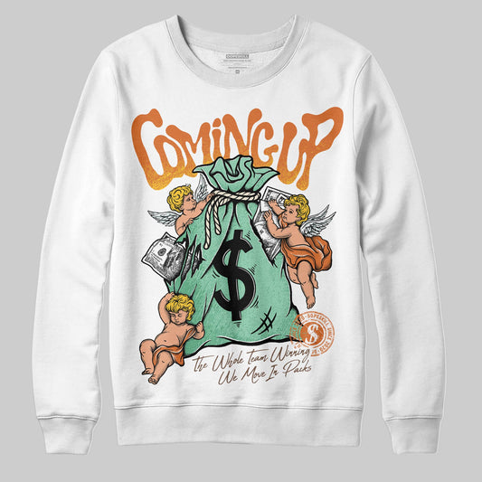 SB Dunk Low Rodeo Tourmaline DopeSkill Sweatshirt Money Bag Coming Up Graphic Streetwear - White