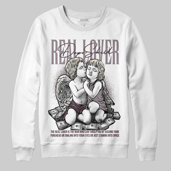 A Ma Maniére x Air Jordan 6 Retro “Smoky Mauve”⁠ DopeSkill Sweatshirt Real Lover Graphic Streetwear - White