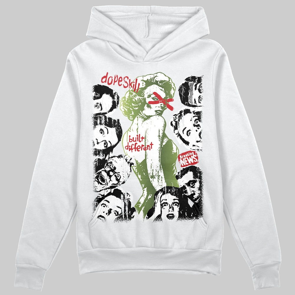 Foamposite Pro 'Pine Green' DopeSkill Hoodie Sweatshirt Built Different Graphic Streetwear - White