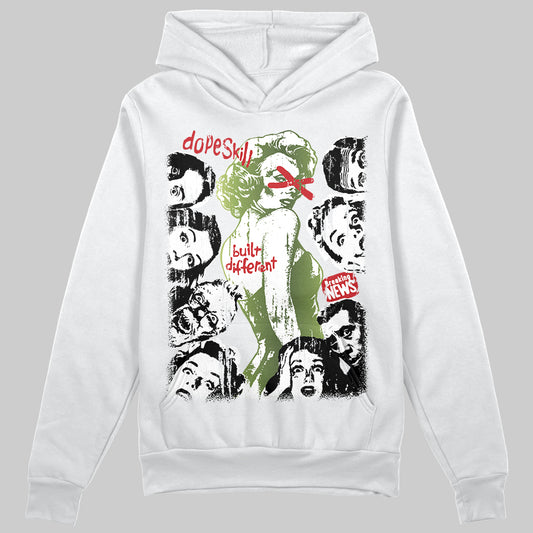 Foamposite Pro 'Pine Green' DopeSkill Hoodie Sweatshirt Built Different Graphic Streetwear - White
