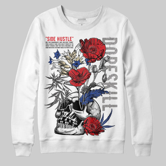 Jordan 3 “Seoul 2.0” DopeSkill Sweatshirt Side Hustle Graphic Streetwear - White