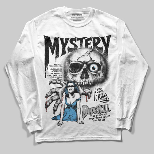 Jordan 10 OG “Steel” DopeSkill Long Sleeve T-Shirt Mystery Ghostly Grasp Graphic Streetwear - White