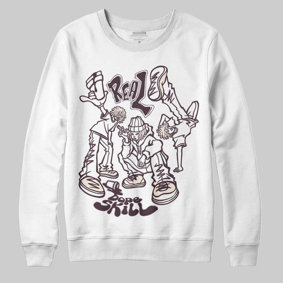 A Ma Maniére x Air Jordan 6 Retro “Smoky Mauve”⁠ DopeSkill Sweatshirt Real Y2K Players Graphic Streetwear - White
