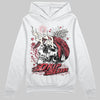 Jordan 4 “Sierra Red" DopeSkill Hoodie Sweatshirt Drip Season Graphic Streetwear - White