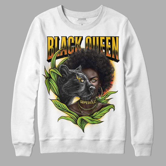 Yellow Sneakers DopeSkill Sweatshirt New Black Queen Graphic Streetwear - White