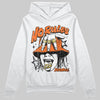 Orange Sneakers DopeSkill Hoodie No Rules Graphic Streetwear - White
