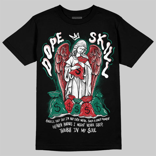 Jordan 5 ‘El Grito’ DopeSkill T-Shirt Angels Graphic Streetwear - Black