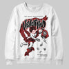 Jordan 12 Retro Flu Game (2025) DopeSkill Sweatshirt Nevermind Graphic Streetwear - White