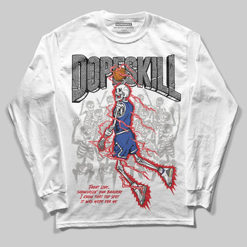 Jordan 3 “Seoul 2.0” DopeSkill Long Sleeve T-Shirt Thunder Dunk Graphic Streetwear - White