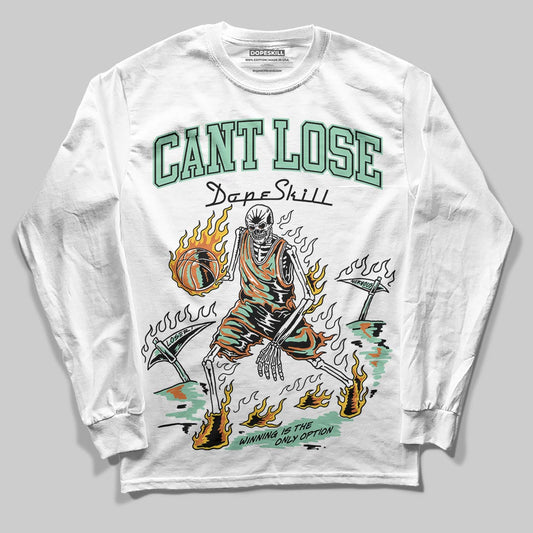 SB Dunk Low Rodeo Tourmaline DopeSkill Long Sleeve T-Shirt Cant Lose Graphic Streetwear - White
