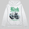 Green Sneakers DopeSkill Hoodie Risk Is Better Than Regret Graphic Streetwear - White 