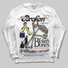 Jordan 17 Retro Low SP Infinite Archives DopeSkill Long Sleeve T-Shirt Broken Bones Graphic Streetwear - White