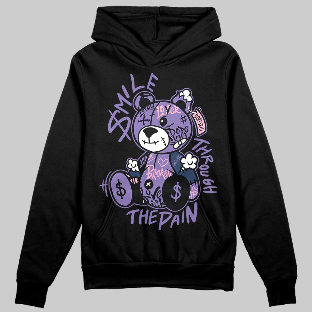 Jordan 11 "Mojave" DopeSkill Hoodie Sweatshirt Smile Through The Pain Graphic Streetwear - Black
