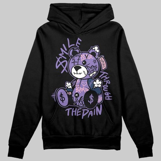 Jordan 11 "Mojave" DopeSkill Hoodie Sweatshirt Smile Through The Pain Graphic Streetwear - Black