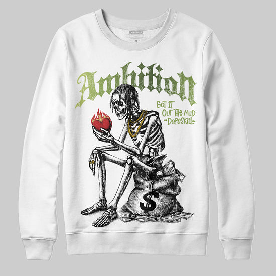 Foamposite Pro 'Pine Green' DopeSkill Sweatshirt Ambition Graphic Streetwear - White 