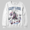 Jordan 3 GS “Denim/Pink Glow” DopeSkill Sweatshirt Cant Lose Graphic Streetwear - White 