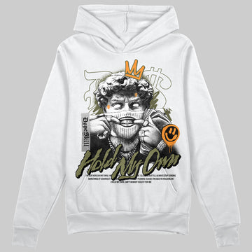 Olive Sneakers DopeSkill Hoodie Sweatshirt New Hold My Own Graphic Streetwear - WHite 