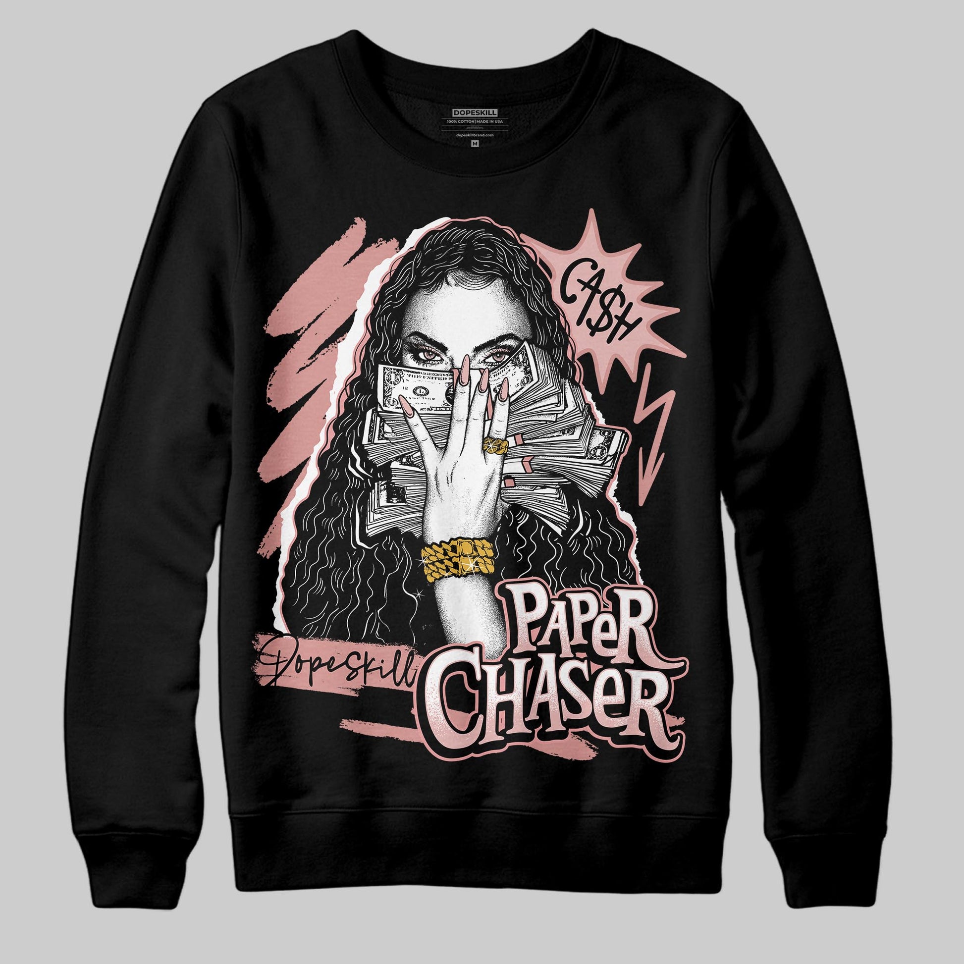 Jordan 40 “Dusty Rose” DopeSkill Sweatshirt NPC Graphic Streetwear - Black