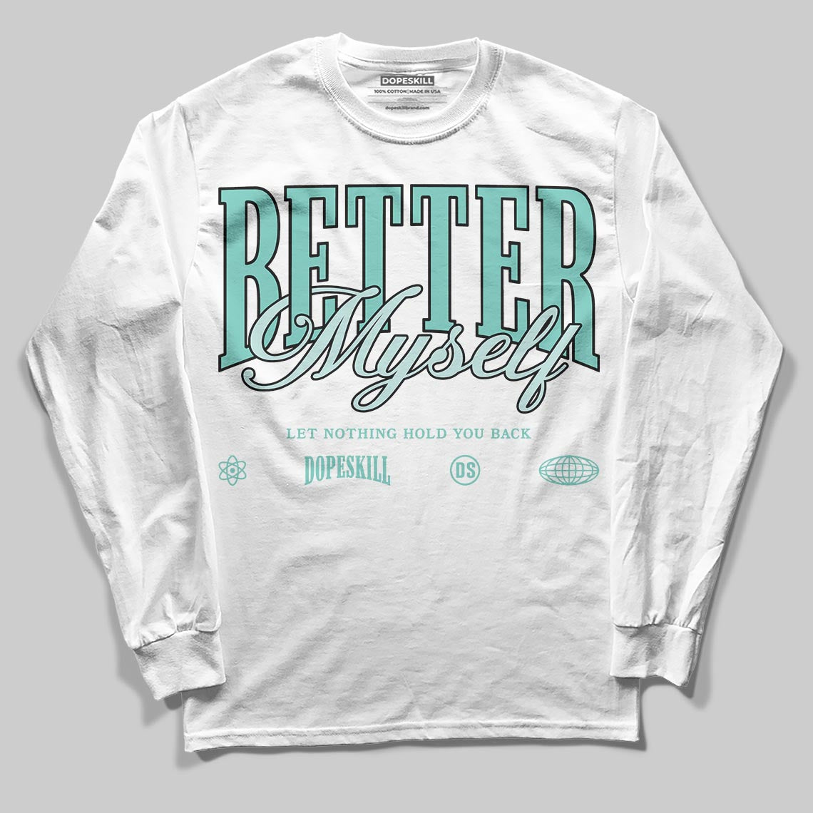 Jordan 11 Low "Igloo" DopeSkill Long Sleeve T-Shirt Better Myself Graphic Streetwear - White 
