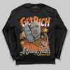 Jordan 3 “Starfish” DopeSkill Long Sleeve T-Shirt Get Rich Graphic Streetwear - Black