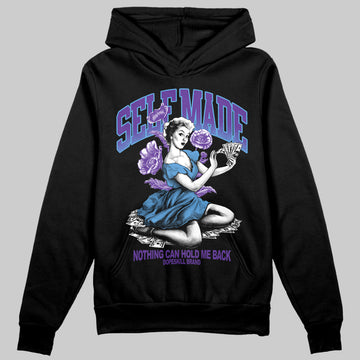 PURPLE Sneakers DopeSkill Hoodie Self Made Graphic Streetwear - Black