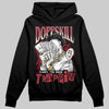 Jordan 4 “Sierra Red" DopeSkill Hoodie Sweatshirt Sorry I've Been Trappin Graphic Streetwear - Black
