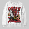 Jordan 12 Retro Flu Game (2025) DopeSkill Sweatshirt Get Rich Graphic Streetwear - White