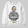 Olive Sneakers DopeSkill Sweatshirt Scared Money Don't Make No Money Graphic Streetwear - White