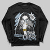 Jordan 40 “Blue Suede” DopeSkill Long Sleeve T-Shirt NPC Graphic Streetwear - Black