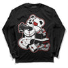 Jordan 14 "Black/White" DopeSkill Long Sleeve T-Shirt Bear Steals Sneaker Graphic Streetwear - Black