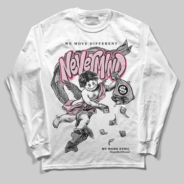 Jordan 5 OG “35th Anniversary” DopeSkill Long Sleeve T-Shirt Nevermind Graphic Streetwear - White