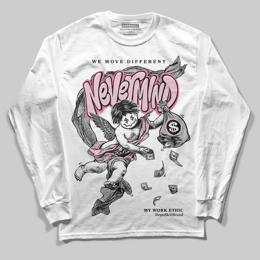 Jordan 5 OG “35th Anniversary” DopeSkill Long Sleeve T-Shirt Nevermind Graphic Streetwear - White