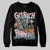 Jordan 4 Retro Valentine's Day (2026) (GS) DopeSkill Sweatshirt Get Rich Graphic Streetwear - Black