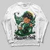 Jordan 13 GS “Pine Green” DopeSkill Long Sleeve T-Shirt Heaven Sent Graphic Streetwear - White 