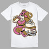 Dunk Low Just Do It “Bronzine/Playful Pink” DopeSkill T-Shirt Bear Steals Sneaker Graphic Streetwear - White 