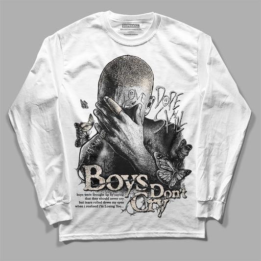 Dunk Low Cool Grey DopeSkill Long Sleeve T-Shirt Boys Don't Cry Graphic Streetwear - White