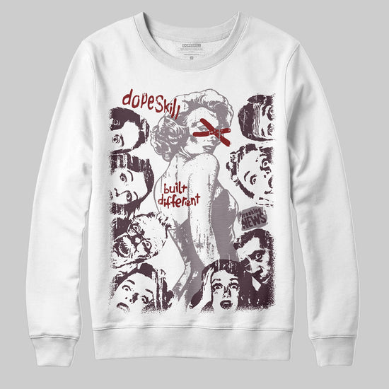 A Ma Maniére x Air Jordan 6 Retro “Smoky Mauve”⁠ DopeSkill Sweatshirt Built Different Graphic Streetwear - White