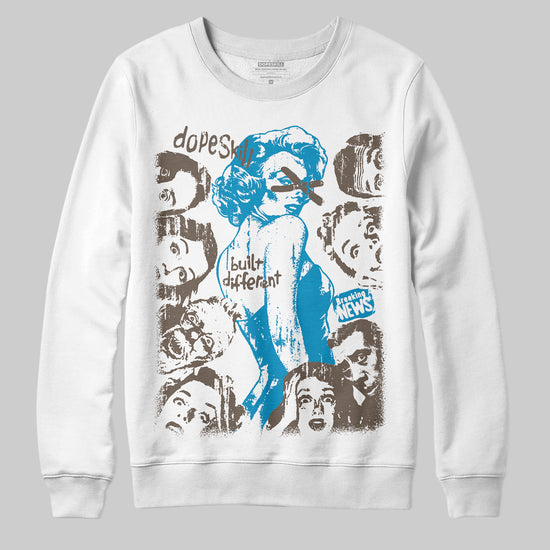 Jordan 3 GS “We Outside” DopeSkill Sweatshirt Built Different Graphic Streetwear - White