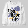 Jordan 4 Retro Lakers DopeSkill Sweatshirt You’re Lost Without Me Graphic Streetwear - White