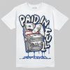 Question Mid Blue Toe DopeSkill T-Shirt Paid In Full Graphic