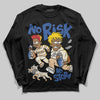 Jordan 17 Retro Low SP Infinite Archives DopeSkill Long Sleeve T-Shirt No Risk No Story Graphic Streetwear - Black