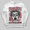 Red Sneakers DopeSkill Long Sleeve T-Shirt Root of Evil Graphic Streetwear - White