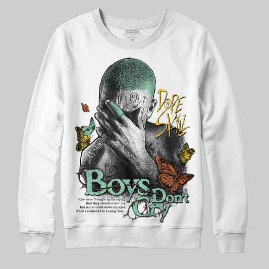 SB Dunk Low Rodeo Tourmaline DopeSkill Sweatshirt Boys Don't Cry Graphic Streetwear - White