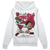 Jordan 1 Retro High '85 OG Metallic Burgundy DopeSkill Hoodie Sweatshirt No Fake Love Graphic Streetwear - White