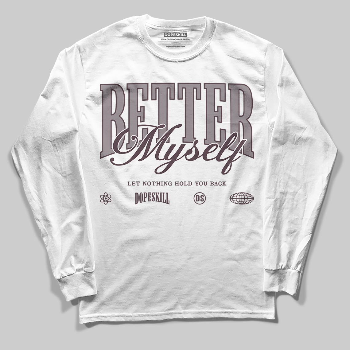 A Ma Maniére x Air Jordan 6 Retro “Smoky Mauve”⁠ DopeSkill Long Sleeve T-Shirt Better Myself Graphic Streetwear - White