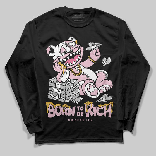 Jordan 5 OG “35th Anniversary” DopeSkill Long Sleeve T-Shirt Born To Be Rich Graphic Streetwear - Black